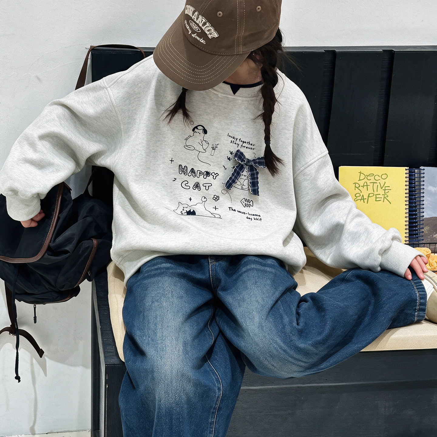 女童卫衣2026新款秋季初中生开衫休闲上衣儿童洋气韩系衣服春秋装