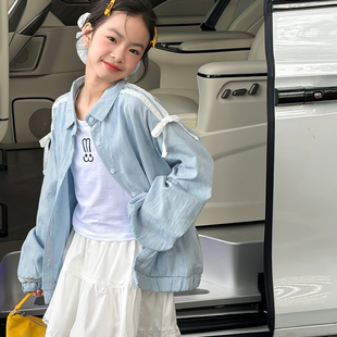 女童外套2026新款女大童春装韩系儿童衣服春秋季女孩独特漂亮衬衫