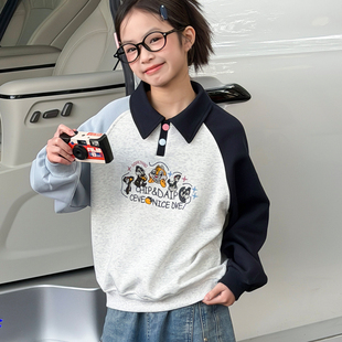 女童卫衣2026新款儿童春装韩系洋气女大童超巨好看时髦春秋季上衣