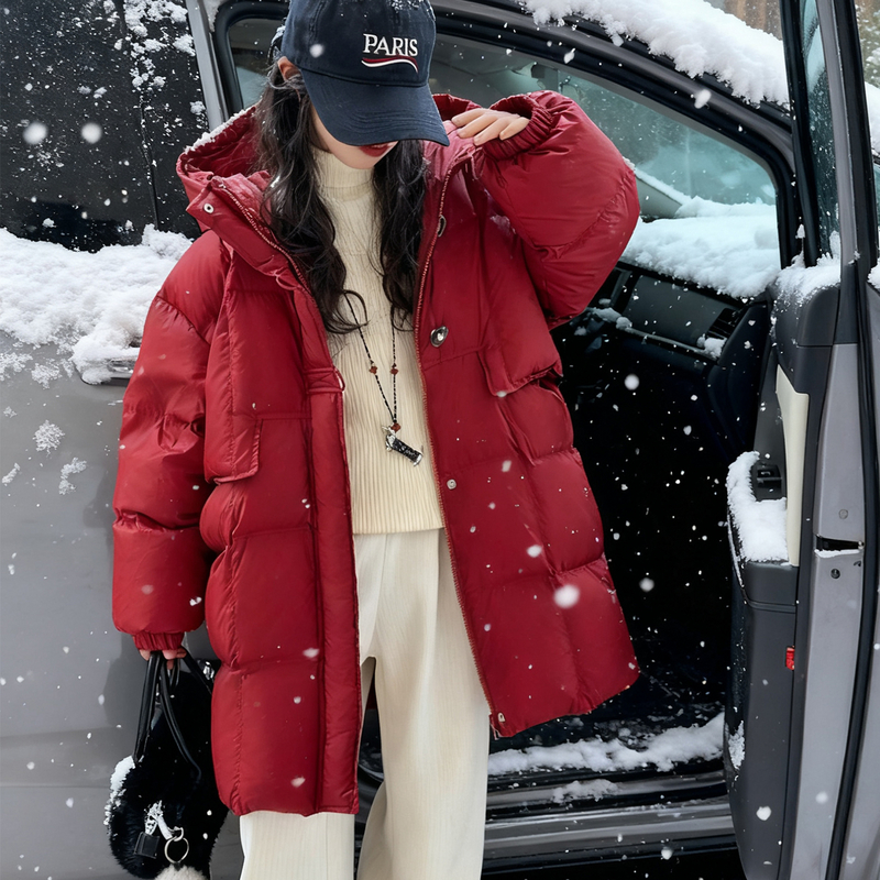 【11/29 10:00AM】中长款加厚棉服