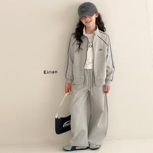 女童韩系高级感穿搭套装2026新款春装女大童外套儿童洋气时髦春秋