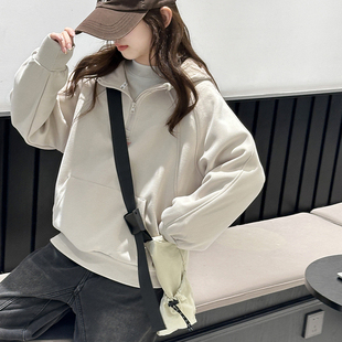 女童卫衣2026新款今年流行爆款春秋季女大童儿童韩系洋气春装上衣