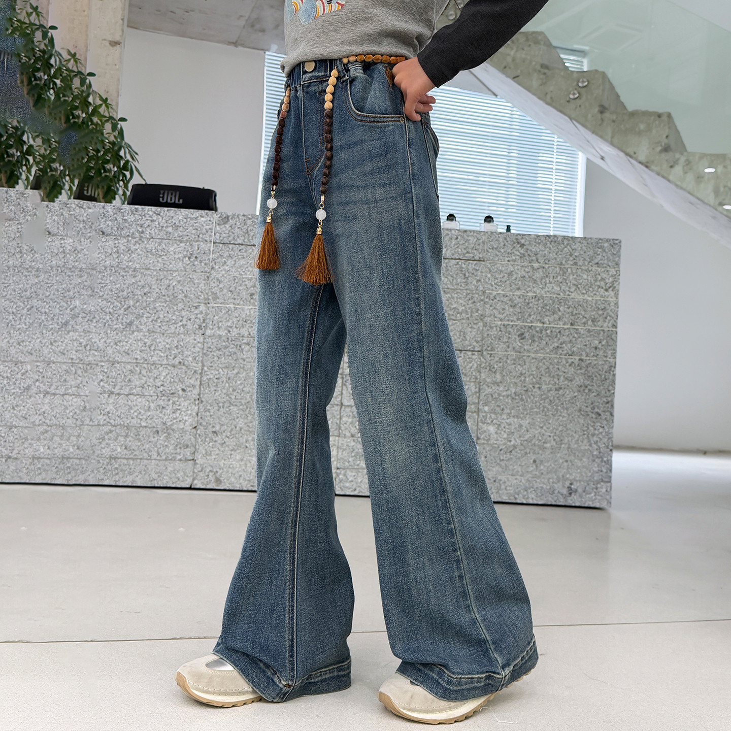 女童裤子韩系2026新款春秋季女大童微喇牛仔裤巨好看儿童洋气春装,童装/婴儿装/亲子装,裤子,淘宝优惠券,粉丝福利购,淘宝优惠卷