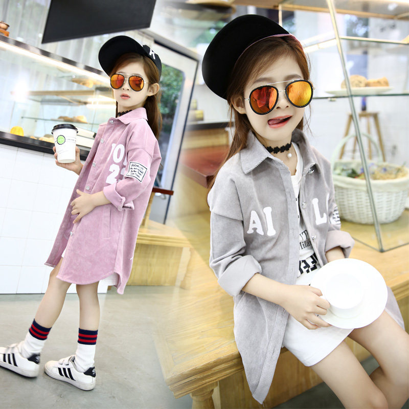 Chemise fille à manche longue - Ref 2085707 Image 1