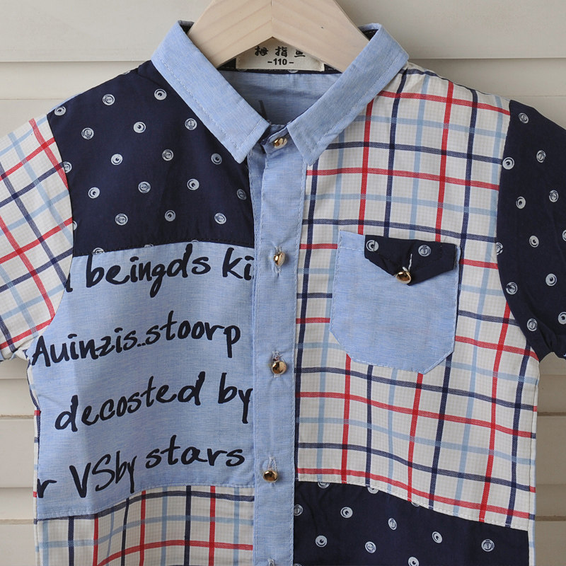 Chemise garcon à manche courte - Ref 2077473 Image 3