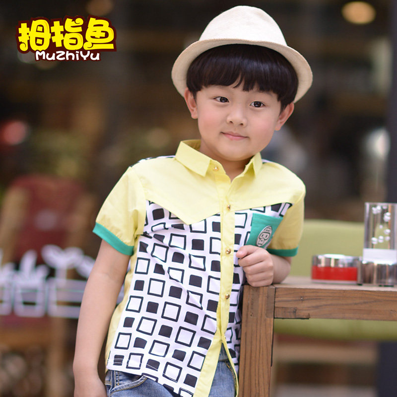 Chemise garcon à manche courte - Ref 2077486 Image 5