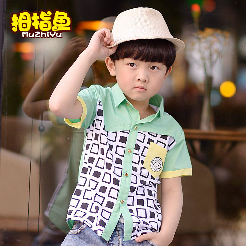 Chemise garcon à manche courte - Ref 2077486 Image 4