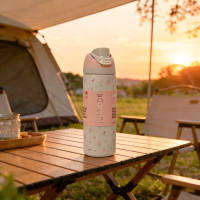 Owala Freesip insulated cup, new straw cup, sports water cup, portable cup, large-capacity cold insulation cup thumbnail 5