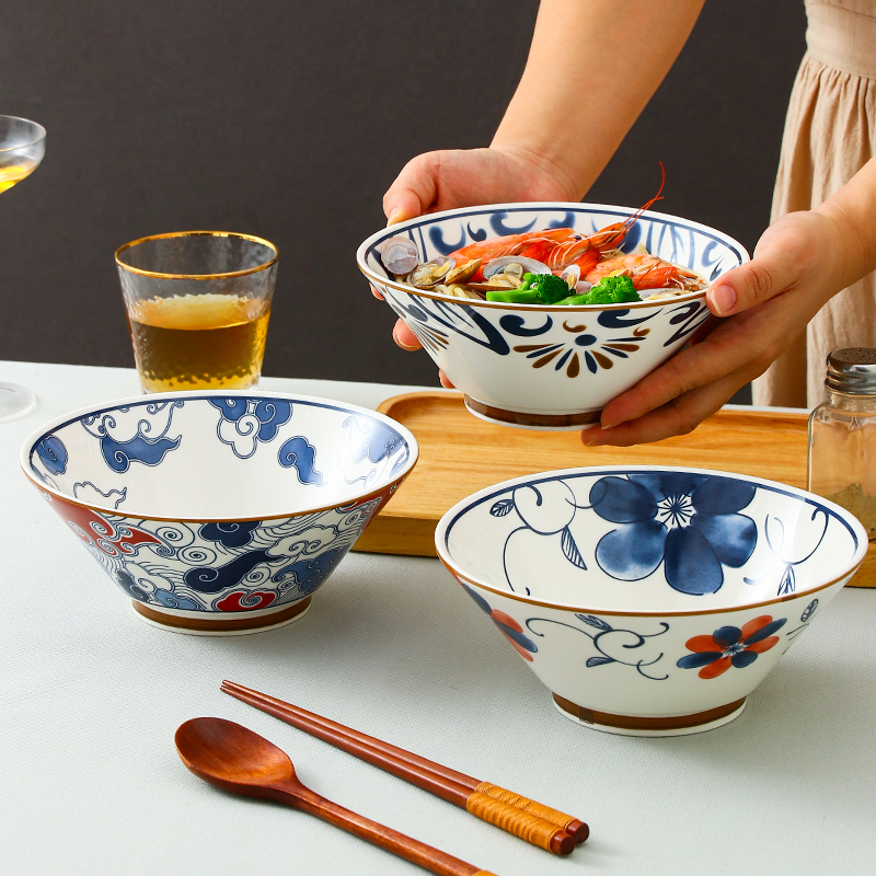 陶瓷中式复古大众大汤碗