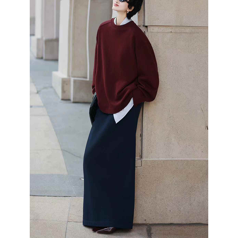 大牌套装上衣卫衣半身裙