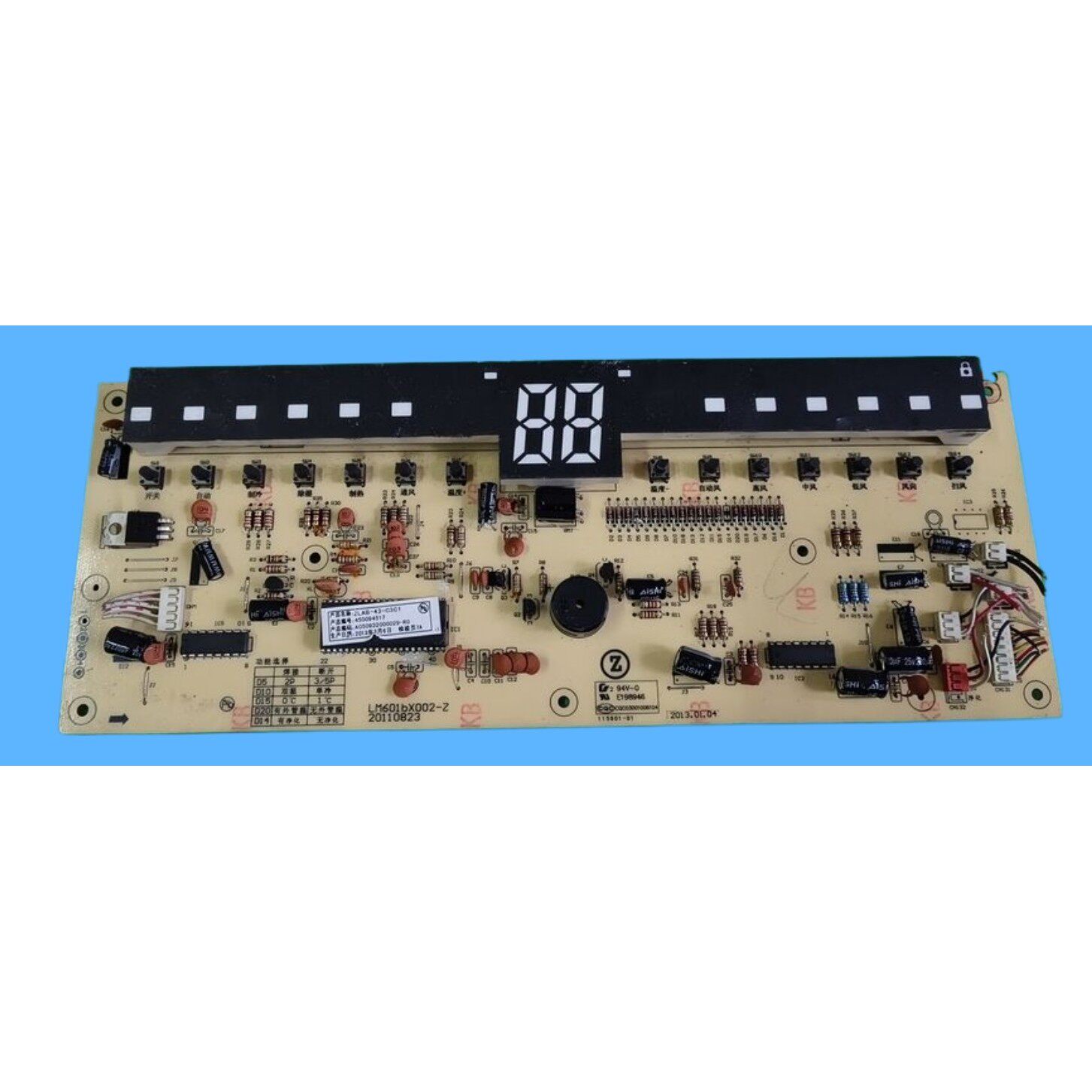 适用志高空调显示板LM601bx002-Z按键板ZLAB-43-C3C1