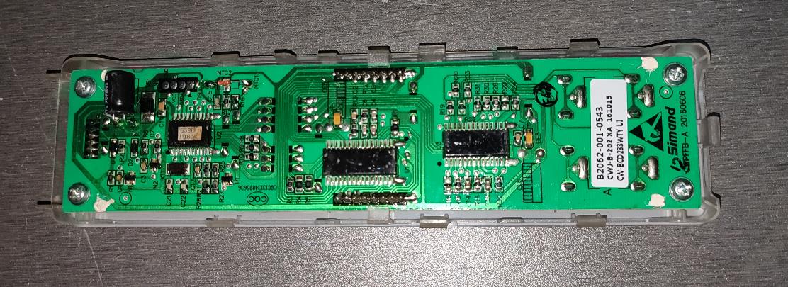 适用冰箱显示板 显示屏 B2062-001-0543 触摸按键板