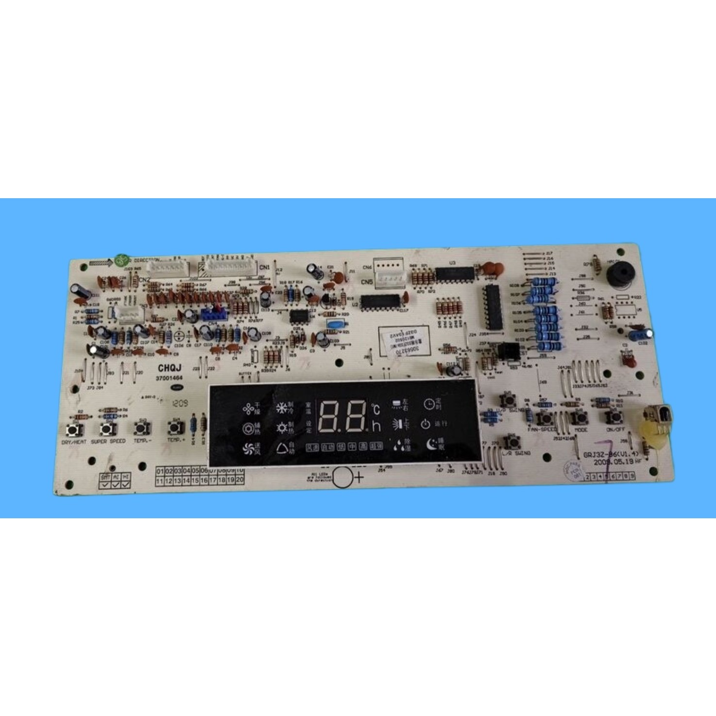 适用格力柜机显示板悦风蓝精灵30563270控制板D3ZF33A(N1)