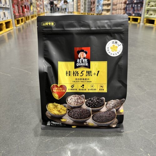 山姆代购桂格5黑+1混合即食麦片