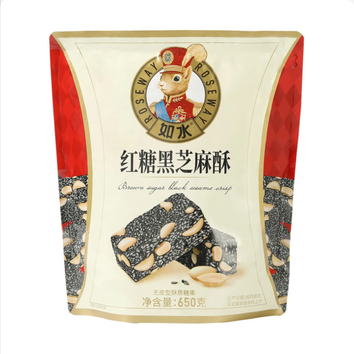 上海SamCostco开市客会员超市代购糕点零食如水红糖黑芝麻酥650g