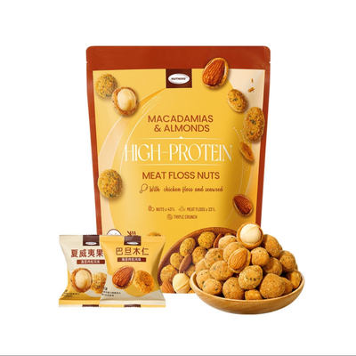 山姆会员超市代购巴旦木夏威夷果NUTHING高蛋白肉松坚果仁720g