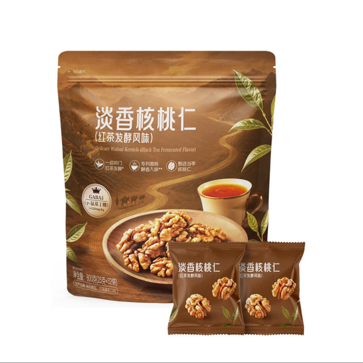 山姆恰恰红茶发酵风味淡香核桃仁