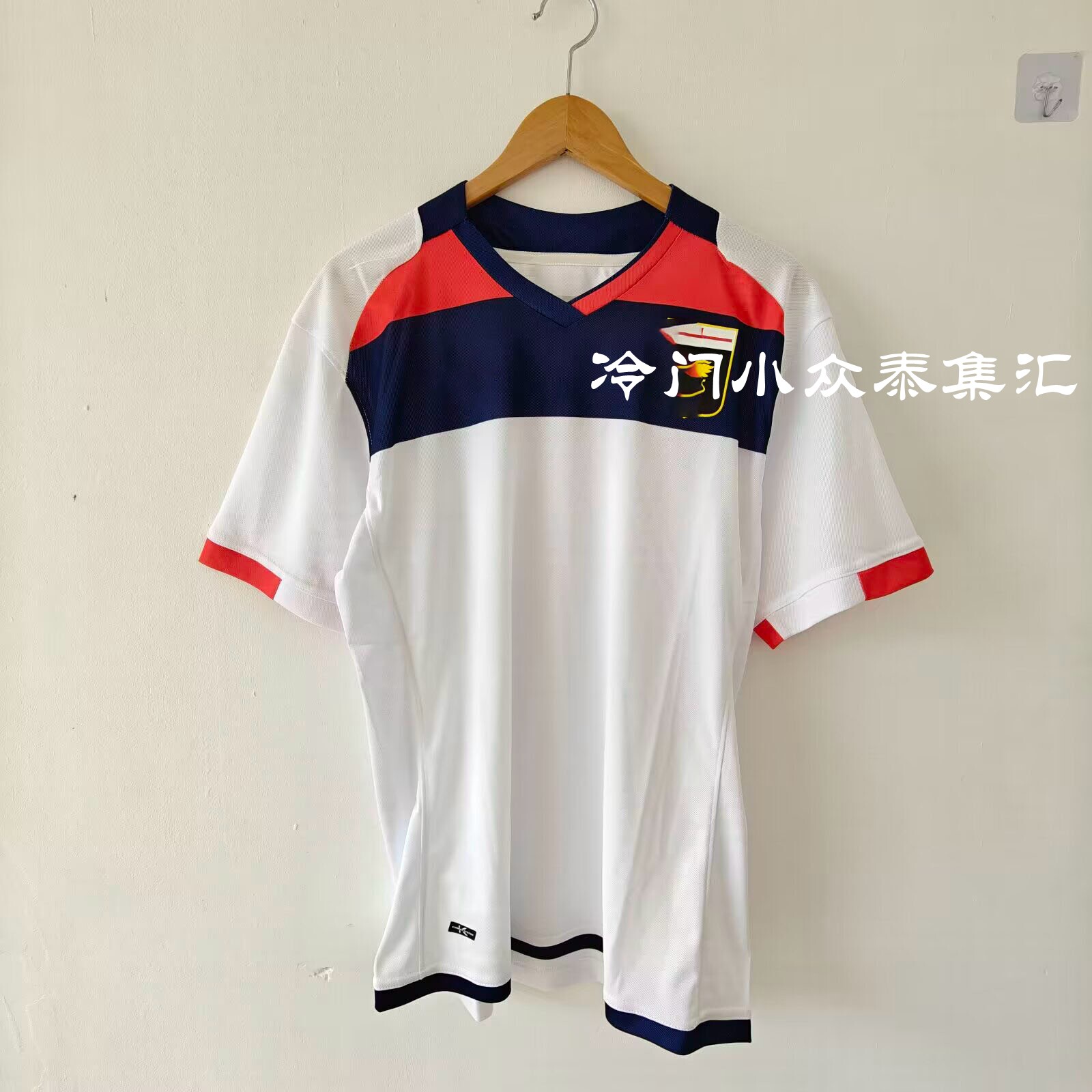 23-24冷门小众意大利潮牌球衣撞色横纹短袖速干透气足球服运动服