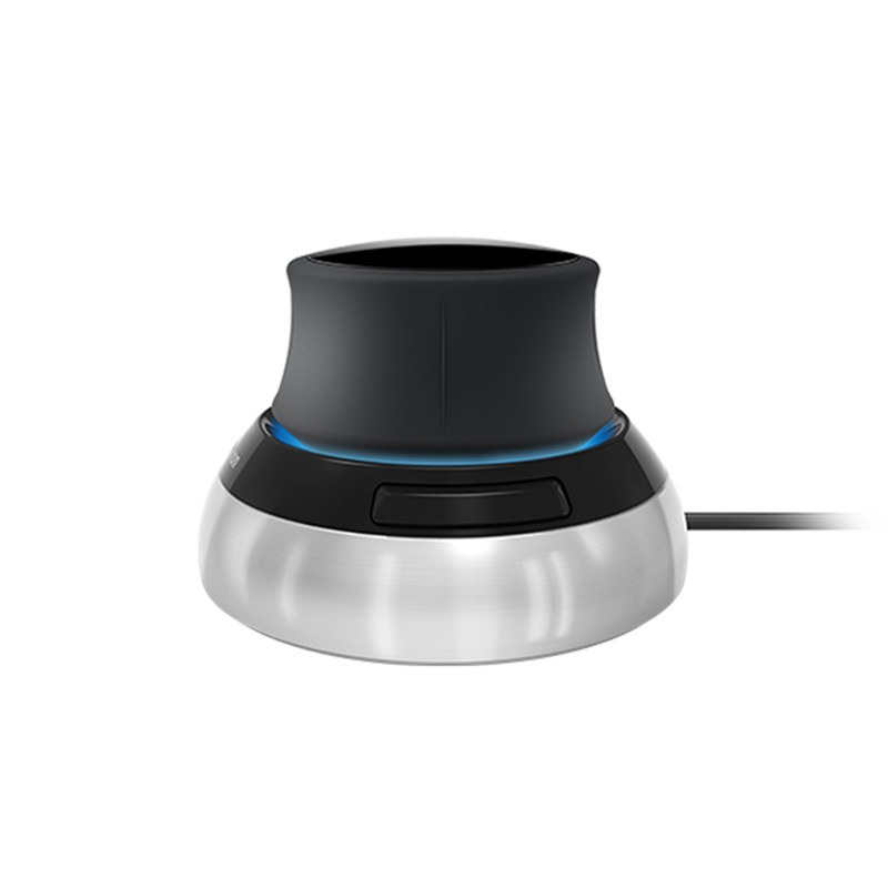 3Dconnexion SpaceMouse Compact 有线3d鼠标 CAD制图 设计建模 - 实物图