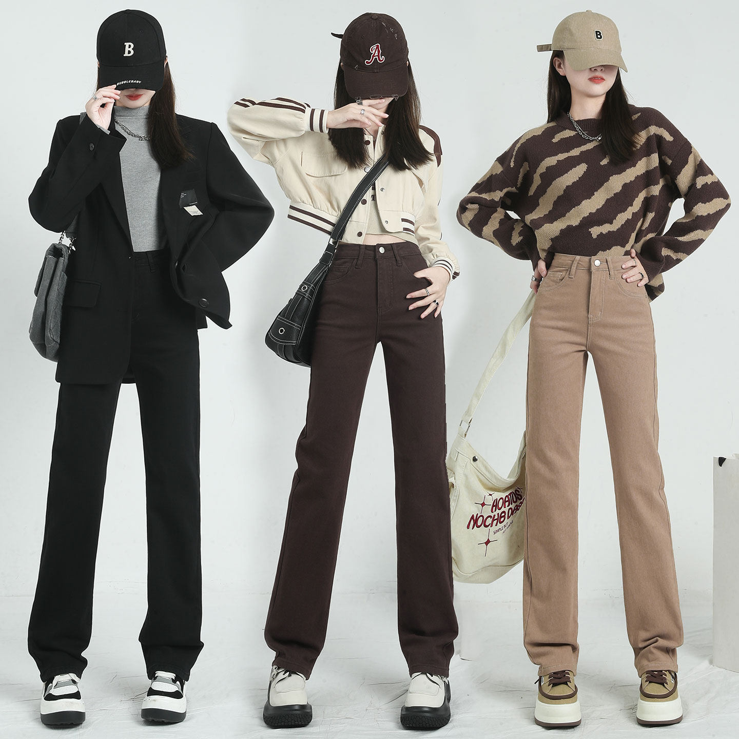 2026春季新款黑色弹力修身加厚加绒牛仔裤女长裤小个子窄版直筒裤,女装/女士精品,牛仔裤,淘宝优惠券,粉丝福利购,淘宝优惠卷