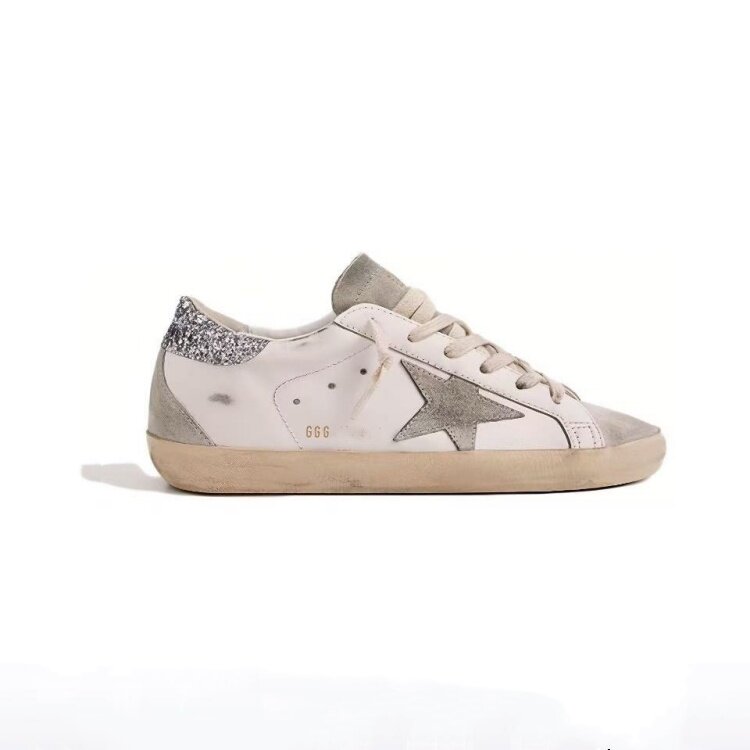 thumbnail for Korean Version 2025 New Genuine Leather Distressed Shoes for Women, Retro Vintage Star Shoes with Hidden Height Increase, Unisex Sneakers, Trendy Women's Shoes