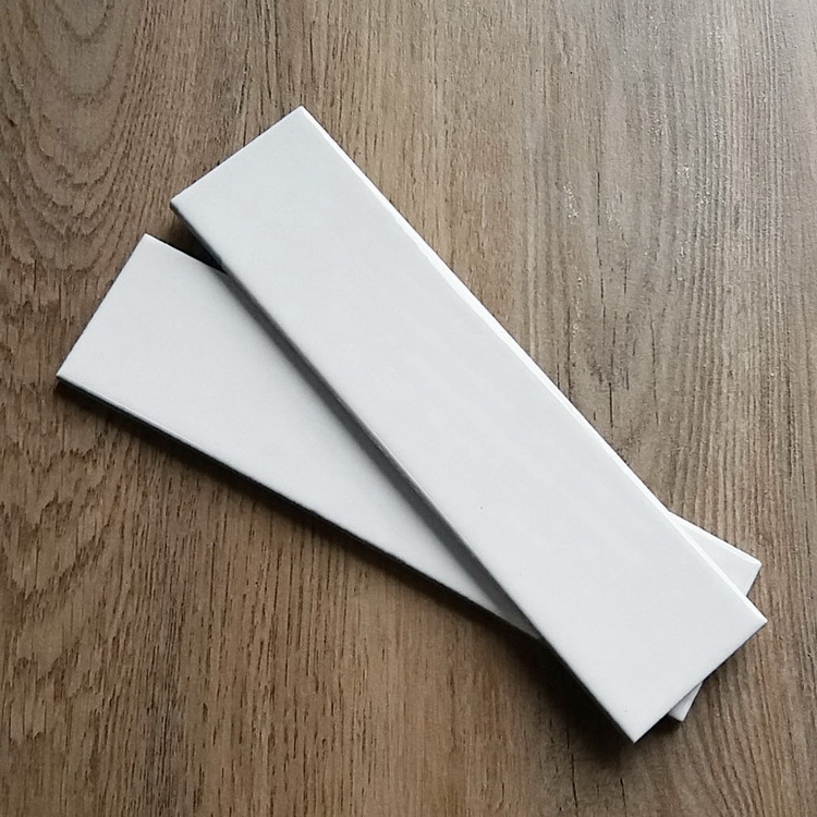 恒志纯白色瓷片 5X20公分釉面砖 家装建材外墙砖砖瓷片釉面砖