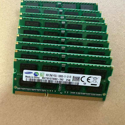 三星原装正品DDR3 1600 8G笔记本电脑内存条PC3L-12800S单条