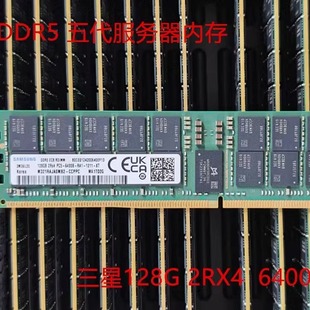 五代服务器ECC 三星128G DDR5 6400B REG内存 2RX4