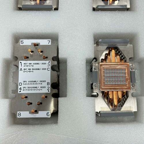 可维修未使用过 tesla v100 sxm2散热器11cm
