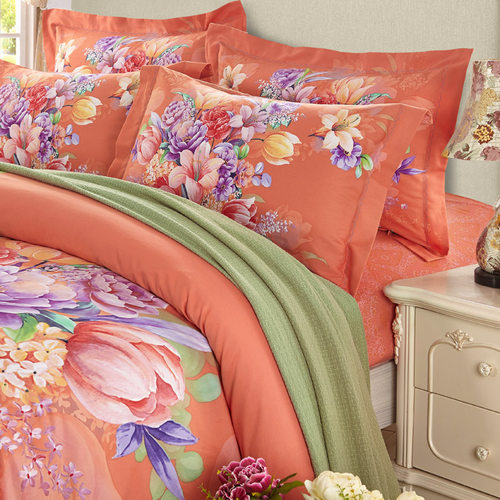 纯棉加厚活性印花四季单人家用枕套一对学生宿舍全棉枕头套2祇装