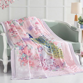 新款 丝滑夏被可水洗空调被冰丝双人被芯薄被子丝绸夏凉被夏天夏季