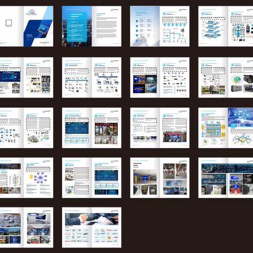 安防视频监控弱电智能化系统集成智能家居门禁停车场宣传册设计印