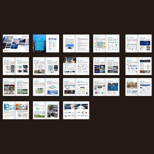 视频监控弱电智能化系统集成智能家居门禁停车场安防宣传册设计印