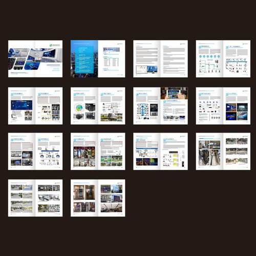 视频监控弱电智能化系统集成智能家居门禁停车场安防宣传册设计印