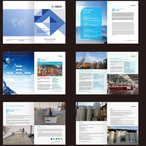 环保科技公司画册废气综合治理设备安装画册彩页图册折页设计印刷