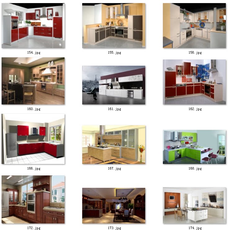 04-设计素材厨房橱柜素材图片整体橱柜图片橱柜图片设计印刷素材