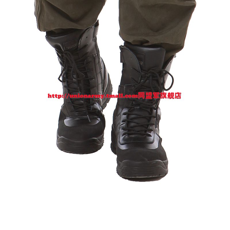 Boots militaires pour homme UNION ARMY en cuir - Ref 1402677 Image 3