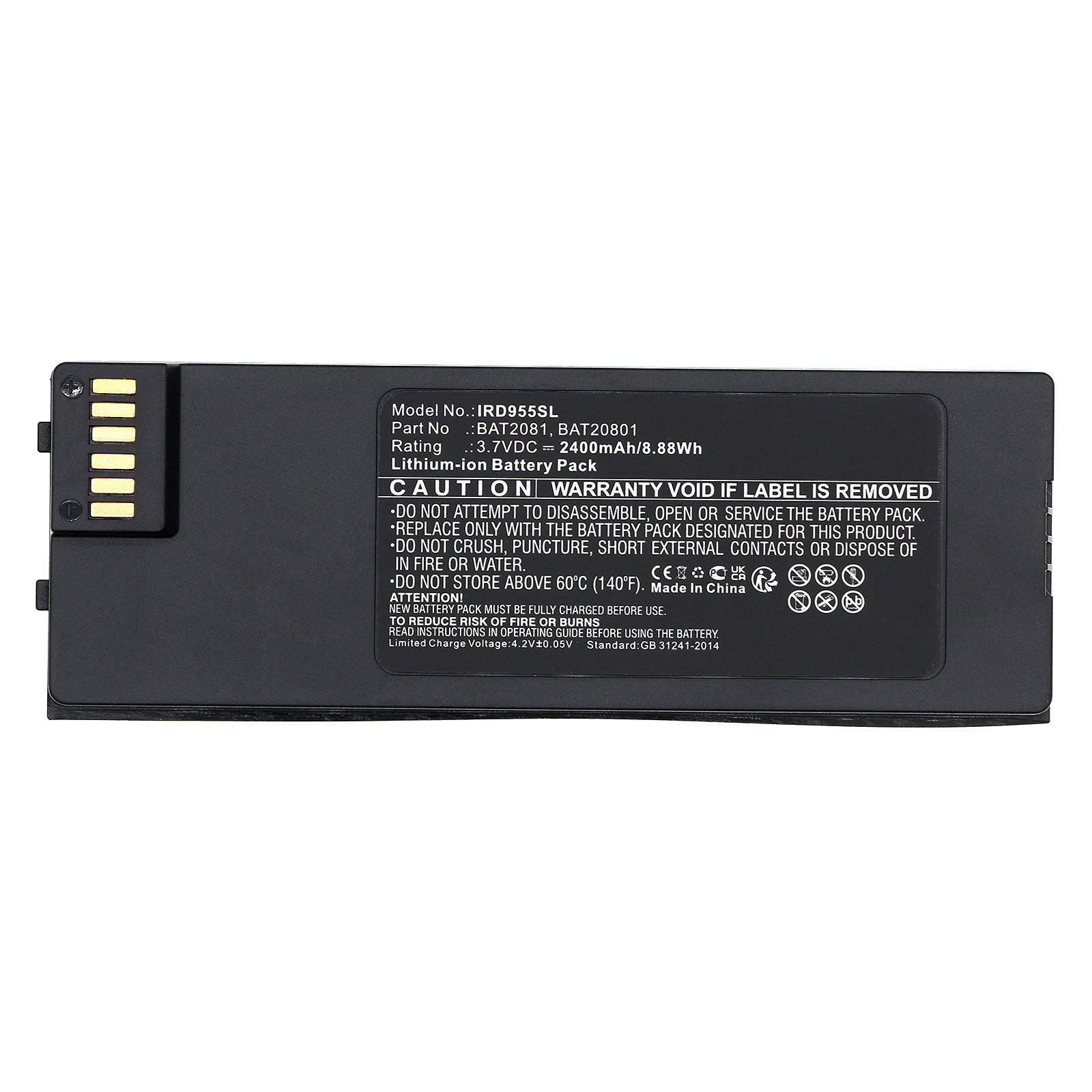 适用Iridium BAT20801 BAT2081导航仪电池厂供9555