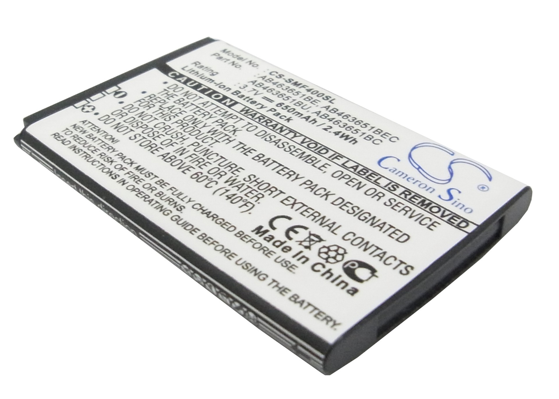 CameronSinoÊÊÓÃÈýÐÇSGH-F400 SGH-F408ÊÖ»úµç³ØAB463651BE