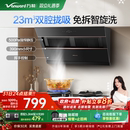 烟机抽油烟机525PRO 万和小双翼家用厨房大吸力侧吸式 政府补贴