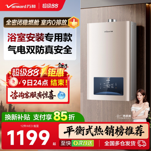 [浴室安装专用]万和燃气热水器