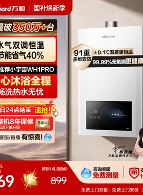万和家用热水天然气液化气恒温铜水箱燃气热水器小宇宙WH1/A3PRO