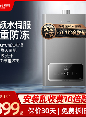 万和家用恒温变频水伺服13升天然气16升防冻燃气热水器BE3