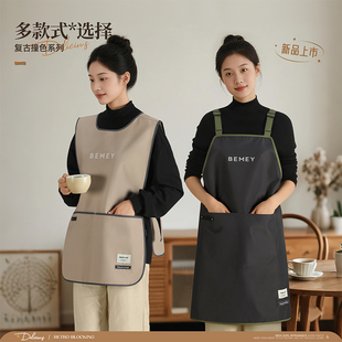 围裙上班专用防水防油厨房家用2025新款餐饮工作高级感年轻男女士