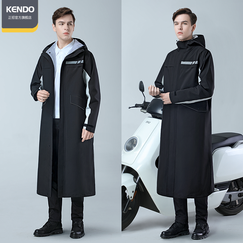 长款全身男士夏季防水电动车雨衣
