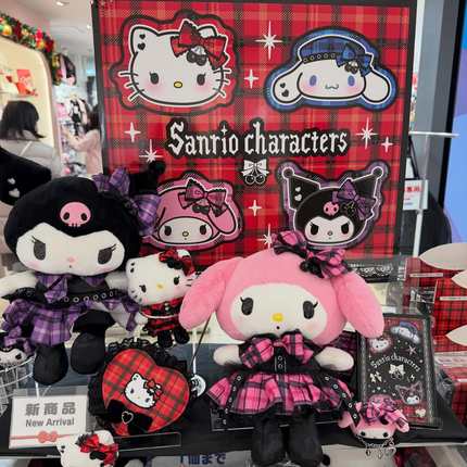 现货日本Sanrio三丽鸥摇滚甜心系列HelloKitty美乐蒂酷洛米挂件