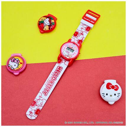 现货日本原装托马斯冰雪奇缘/HelloKitty/Melody儿童电子数字手表