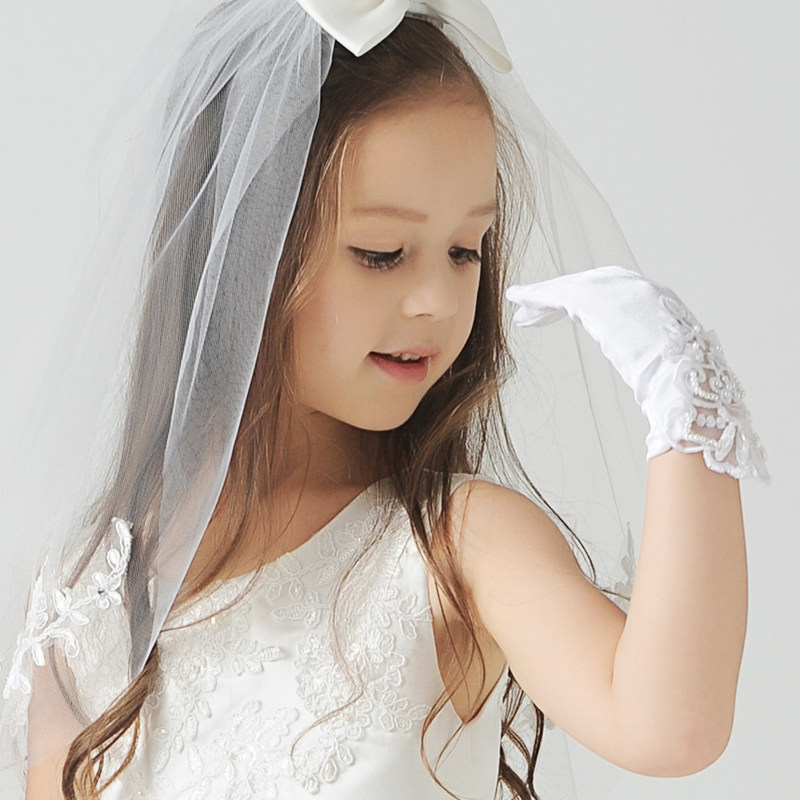 Gants pour fille en satin - Ref 2150052 Image 3