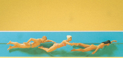 【缺】【原廠正品】G比例 1:22.5 Preiser 45012三名泳客-封面