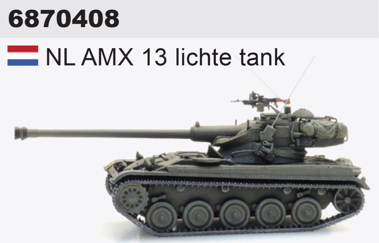 22年新品 成品ho 1:87 artitec amx 13輕型坦克 系列